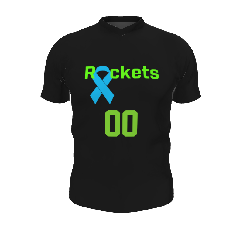 GS Custom Blank Design Pregame V-Neck Mens SS Jersey. (x 1)