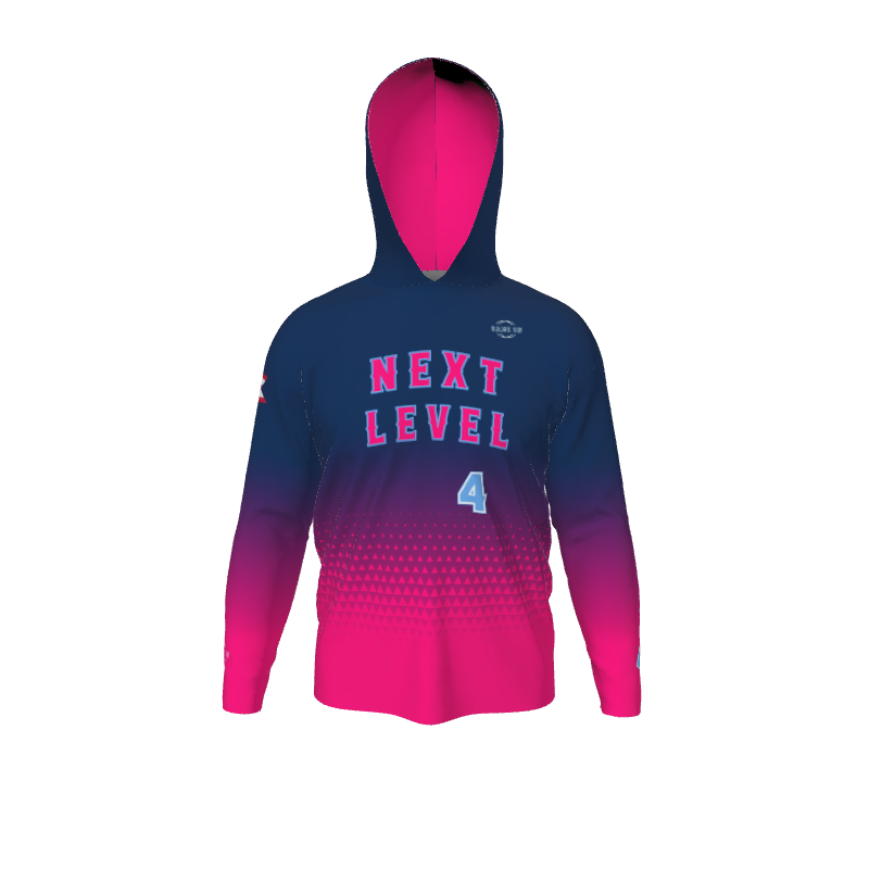 GS Custom Blank Design Male Hybrid LongSleeve Hooded Jersey. (x 1)