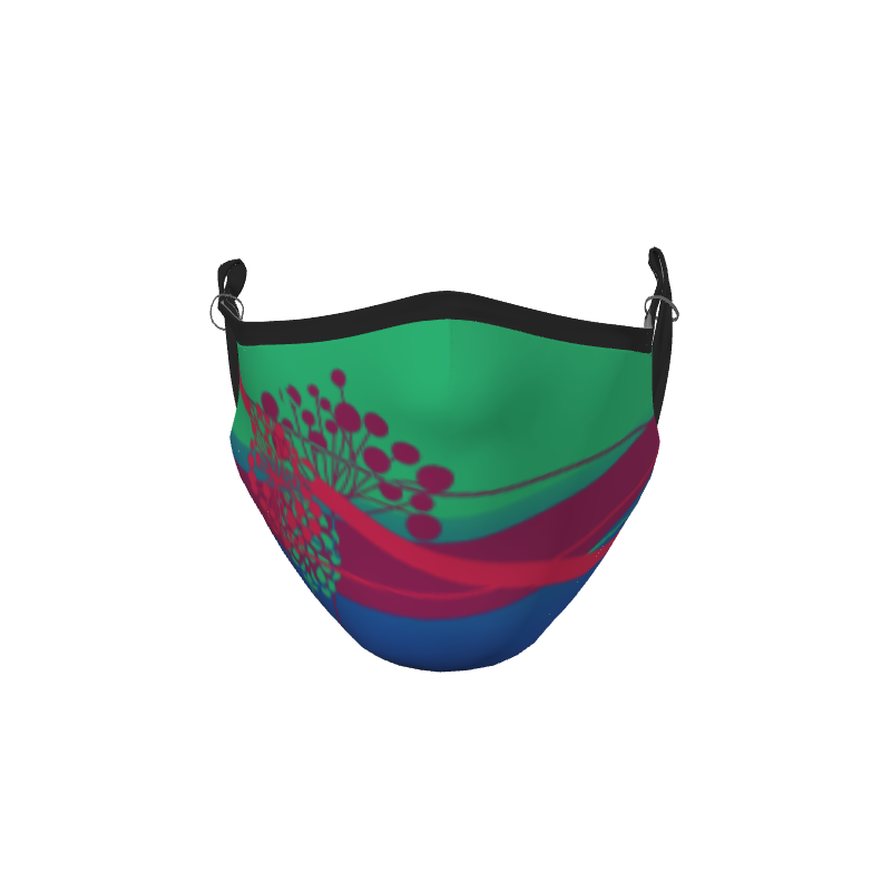 GS Custom Floral Facemask. (x 6)