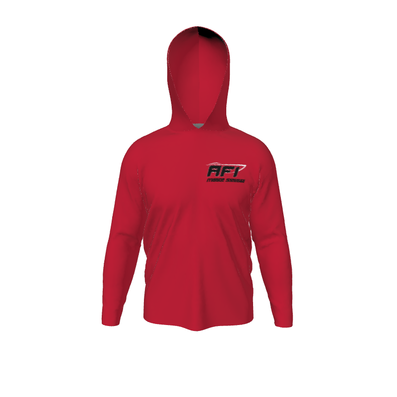 GS Custom Blank Design Male Hybrid LongSleeve Hooded Jersey. (x 1)