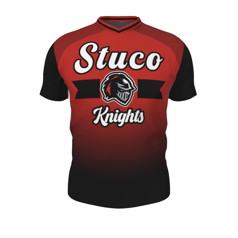 GS Custom Blank Design Pregame V-Neck Mens SS Jersey. (x 1)