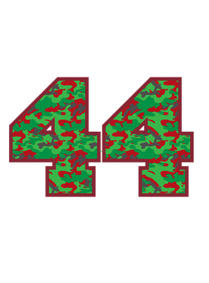 Pro Custom 01 Custom DTF Numbers. (x 3)