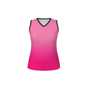 GS Custom Blank Design Female Overtime Reversible V-Neck Basketball Jersey. (x 1)