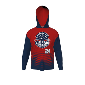 GS Custom Blank Design Male Hybrid LongSleeve Hooded Jersey. (x 1)