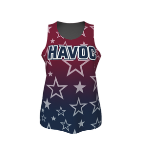 GS Custom Blank Design Female Sprinter Running Tank. (x 1)