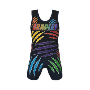 GS Custom Blank Design Male Grind Wrestling Singlet. (x 1)