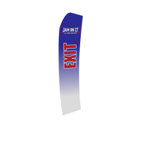 GS Custom 01 Feather Flag. (x 1)
