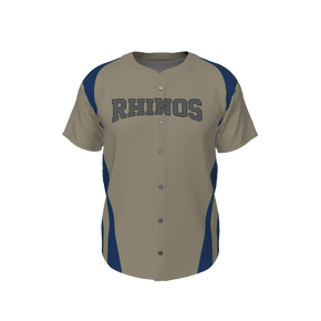 GS Custom 02 Male Line Drive Full Button Jersey. (x 1)