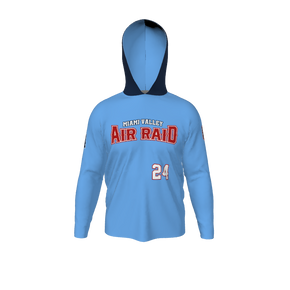 GS Custom Blank Design Male Hybrid LongSleeve Hooded Jersey. (x 1)