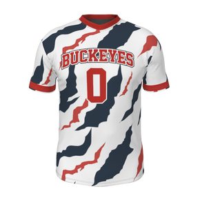 GS Custom Blank Design Pregame Male ShortSleeve V-Neck Jersey. (x 1)