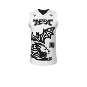 GS Custom Blank Design Male V-Neck Halfcourt Basketball. (x 1)