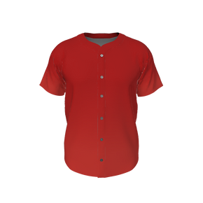 GS Custom Blank Design Male Line Drive Full Button Jersey. (x 1)