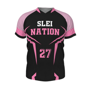 GS Custom 002 Fully Customizable Gold Raglan Jersey. (x 5)