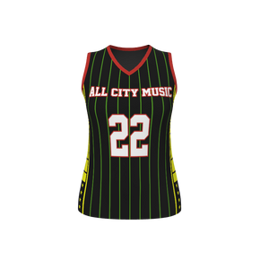 GS Custom 05 Female Halfcourt V-Neck Basketball Jersey. (x 1)