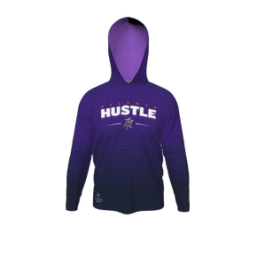 GS Custom Blank Design Male Hybrid LongSleeve Hooded Jersey. (x 1)