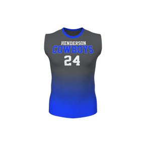 GS Custom Blank Design Sleeveess Compression Top. (x 1)