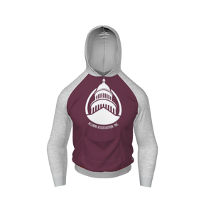 GS Custom Blank Design Raglan Hoodie. (x 1)