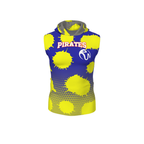 GS Custom Blank Design Sleevless Hooded Compression. (x 1)