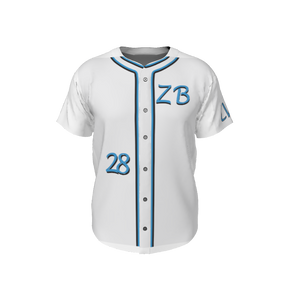 GS Custom Blank Design Male Line Drive Full Button Jersey. (x 1)