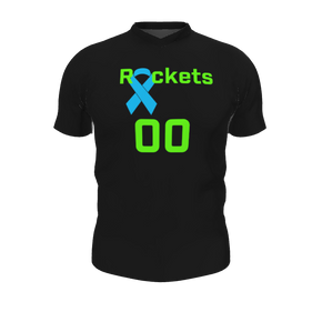 GS Custom Blank Design Pregame V-Neck Mens SS Jersey. (x 1)