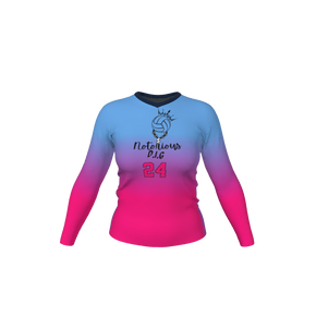 GS Custom 01 Female Spiker LS V-Neck Jersey. (x 1)