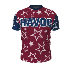 GS Custom Blank Design Pregame V-Neck Mens SS Jersey. (x 25)