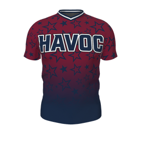 GS Custom Blank Design Pregame V-Neck Mens SS Jersey. (x 1)