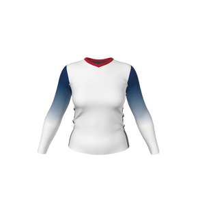 GS Custom 01 Female Spiker LS V-Neck Jersey. (x 1)