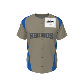 GS Custom 02 Male Line Drive Full Button Jersey. (x 1)