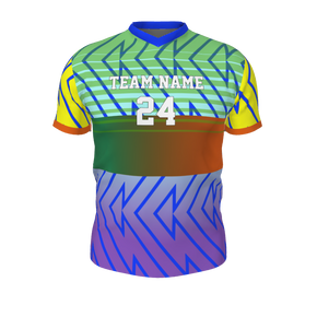 GS Custom 011 Fully Customizable Gameday Mens V-Neck Jersey. (x 1)