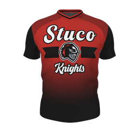 GS Custom Blank Design Pregame V-Neck Mens SS Jersey. (x 1)