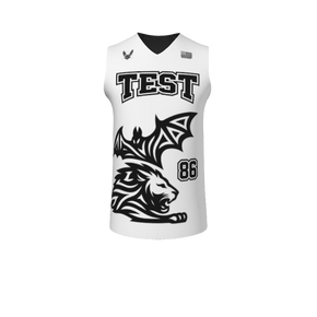 GS Custom Blank Design Male V-Neck Halfcourt Basketball. (x 1)